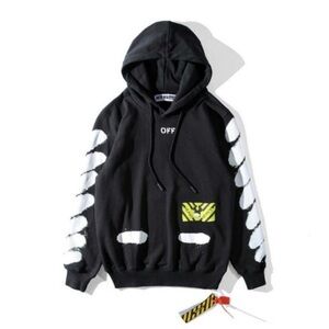 OFF-WHITE Virgil Ablo, Mirror Mirror,  SS17, White Stripe, Hoodie